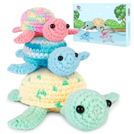 Crochetta - Kit de ganchillo para principiantes, kit de ganchillo para adultos con tutoriales en video paso a paso, kits de ganchillo de bricolaje