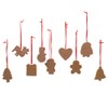 Kurt Adler Miniature 9-Piece Christmas Shapes Ornament Set