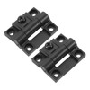 sourcing map 2Pcs Adjustable Torque Hinge, 43x36mm Plastic Countersunk Holes
