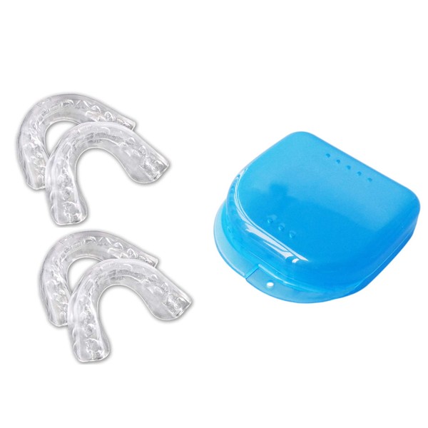 Whiter Smile Labs Teeth Whitening Trays - BPA Free - Thin Moldable Mouth Trays Form Perfectly to Each Tooth (4 Trays)