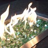 Celestial Fire Glass High Luster, 1/2" Reflective Tempered Fire Glass