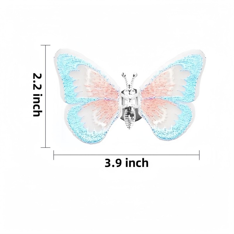 Butterfly Car Accessories, Waving Wings Dashboard Ornament, Rearview Mirror Decoration