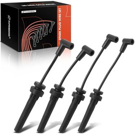 A-Premium Juego de cables de bujía de encendido de 4 piezas Compatible con Dodge Grand Caravan Neon y Chrysler Sebring Cirrus Voyager y Mitsubishi Ecl