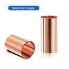 Uxney Copper Sheet Roll-Copper Flashing 99.9% Pure-1000x50x0.5mm(LxWxT)-1Pack-Applicable to Various House