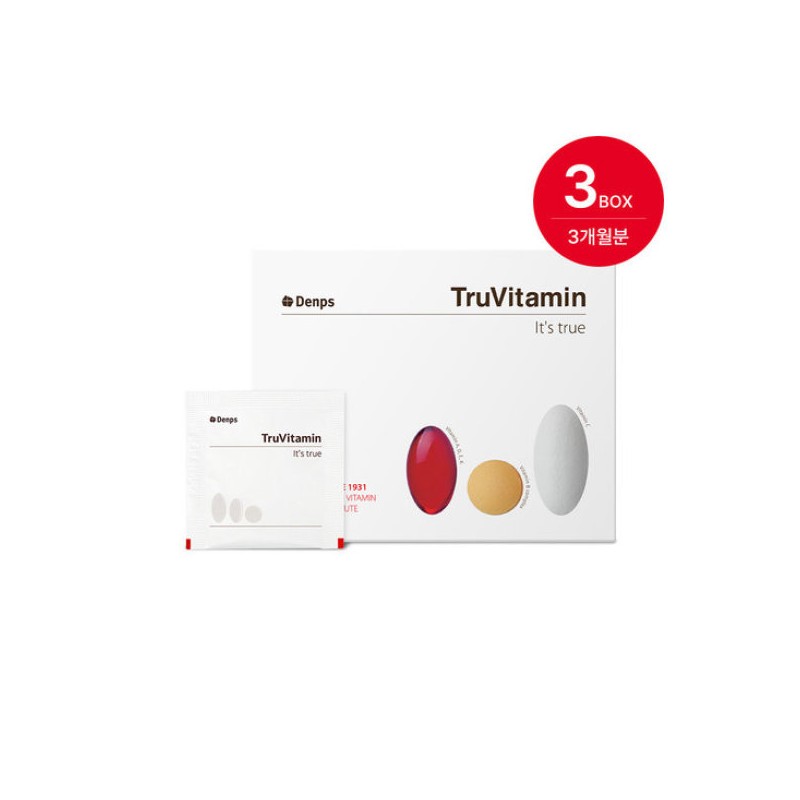 덴프스 트루바이타민 3BOX(3개월분) Denpros True Vitamin 3BOX (3-month supply)