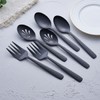 FULLYWARE 9.5" Stainless Steel Serving Utensil Set Large Serving Spoon