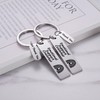Ukodnus 2PC Emotional Support Coworker Keychain, Employee Leaving Gift, Colleague