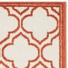 Safavieh Amherst Collection AMT412F Ivory and Orange Runner (2'3" x