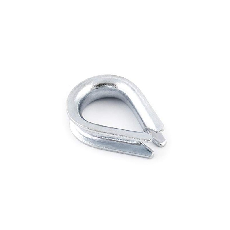 5 pc/s steel wire rope thimble 12mm galvanised DIN 6899B