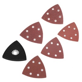 101-Piece Sanding Set Sandpaper, Multitool Sanding Triangles for Fine Oscillating Multitool Cutting Pad