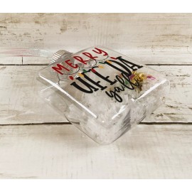 Agape Gifts Designs AGD Christmas Decor - Merry Uffda Ya'll Norwegian Fillable Ornament