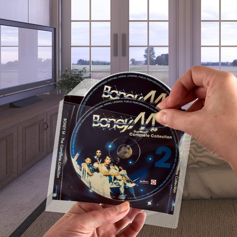 3L Double CD Case with Space for One Cover -