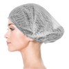 Smilco 100 Piezas Paquete Gorros Desechables Blancos Redecilla Pelo Pulgadas