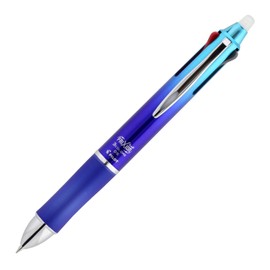 Pilot P-LKFB-60UF-GY Friction Ball 3 0.5 Ballpoint Pen, Erasable, 3-Color, Gray, Metal