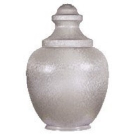 27 Inch Clear Textured Polycarbonate Macho Acorn with 8 Inch Solid Flange