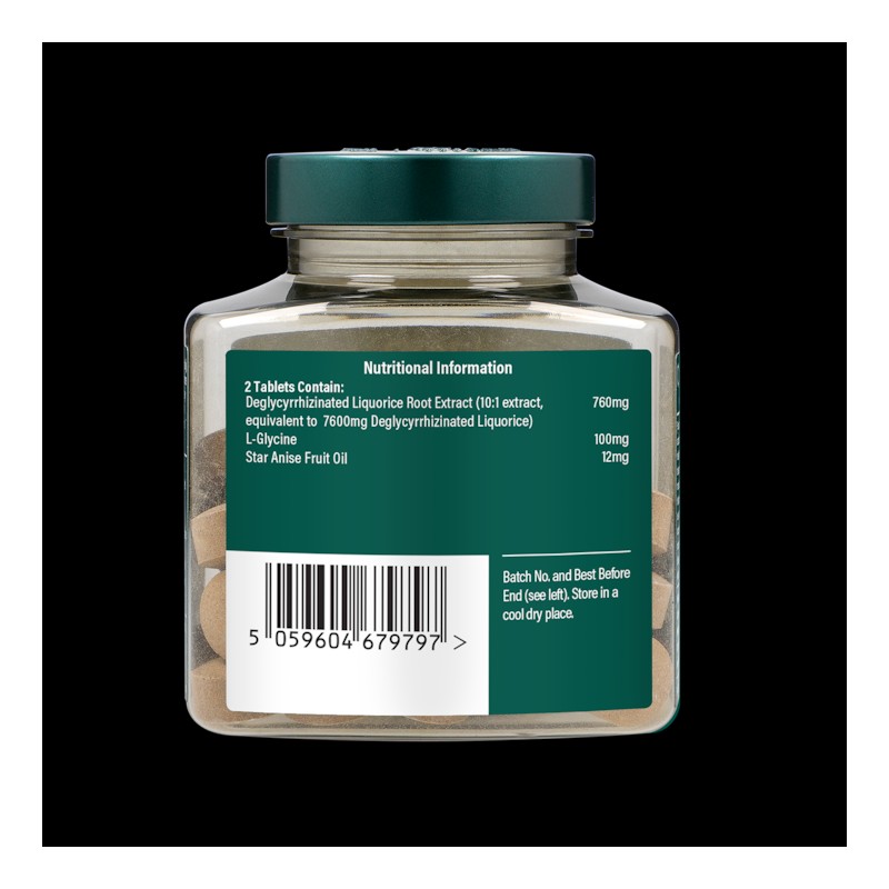 Holland & Barrett Chewable Liquorice 760mg 60 Tablets