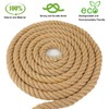 3/4 Inch Natural Jute Rope, 200 Feet Thick Hemp Rope,