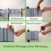 WorkingHouse Poly-rattan Visual Protection Strips, Visual Protection for Double Bar
