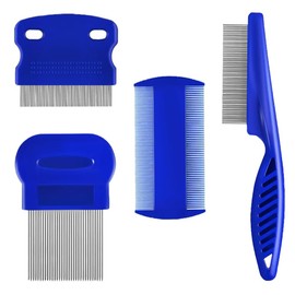 ZELHYEUU 4 Pieces Stainless Steel Hair Comb