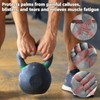 Anti-Slip Workout Grips, Ergonomic Rubber Hand Protector Gloves for Gym