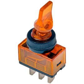 Dorman 85961 Electrical Switches - Toggle - Duck Bill - Glow - Amber - 20 Amp Universal Fit