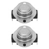 2PCS Snap Disc Temperature Switch Bimetal Engineering Plastic 25A Thermostat