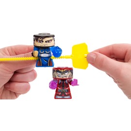 VS Rip-Spin Warriors Street Fighter M. Bison and Chun Li Figure 2-Pack