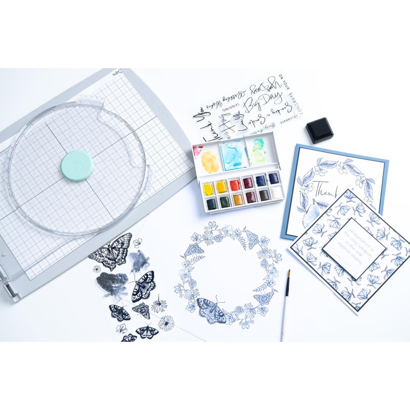 Sizzix Stencil Accessory – Stamp & Spin Tool, Clear