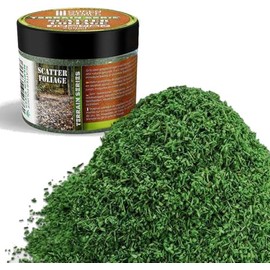 Greenstuff World GSWD-11176 Landscape Powder Leaf Medium Green (200ml) Hobby Material