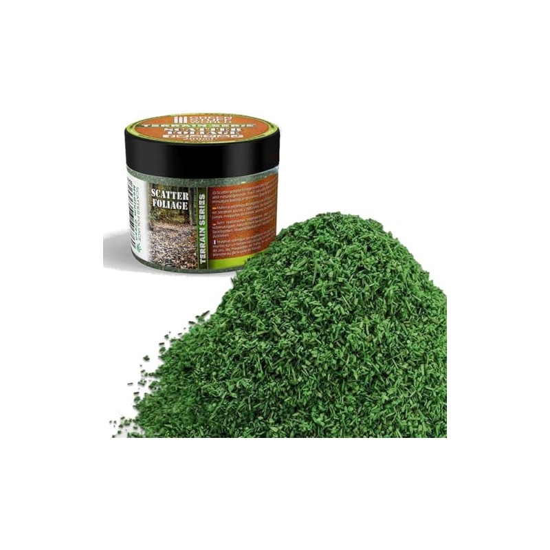 Greenstuff World GSWD-11176 Landscape Powder Leaf Medium Green (200ml) Hobby