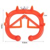 Cattle Nose Ring Set, 10 Pack, Red Plastic Weaning Tool,