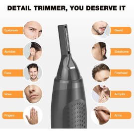 Unbranded 2025 NEW Nose Ear Face Neck Eyebrow Hair Mustache Beard Trimmer Shaver Clipper