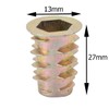 MOLLY MALOU 4 x M8 Natural Wooden Bun Feet with