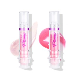 SWETIYOU Plumping Lip Oil With Chili Extract, Slightly Spicy Lip Plumping Booster Plump for Fuller Lips Instantly, Hydrating & Nourishing, High-Shine
