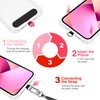 TBOC Cell Phone Lanyard [Pink] - Comfortable Universal Smartphone Lanyard