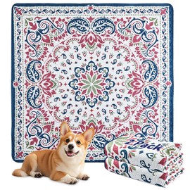 Mozin Washable Pee Pads for Dogs, 2 Pack Super Absorbent Reusable Puppy Pads Waterproof, Leak-Proof & Non-Slip Whelping Pad for Potty Training, Playpens, Crates, Floors, Beds, and Couches 36"x36"