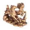 Baoblaze Standing Running Two Horses Statue Feng Shui Two Galloping