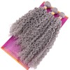 ZHENLISI Gray Kinky Curly Hair Bundles 16 18 20 Inches