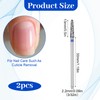 TIESOME 2Pcs 3/32" Nail Drill Bits Set, Professional Tungsten Nail
