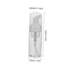 SHOWERORO 10 Pcs Travel Bottle Clear Foaming Pump Bottles Foam