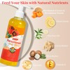 Hoveimpee Persimmon Body Wash for Women Men Odor Controlling, Natural