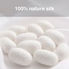 Mr.Van 100% Silk Pocket Square for Men, Elegant, White, Soft,
