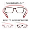UKNOW Safety Goggles Over Glasses, Anti Fog Safety Glasse with