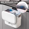 ELPHECO Kitchen Compost Bin with Lid 1.8 Gallon Hanging Trash