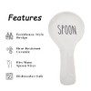Spoon Rest for Kitchen Counter,Ceramic Spoon Holder,Ceramic Utensil Holder,Large Size