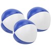 3Pcs PU Leather Juggling Balls Indoor Leisure Portable Performance Practice