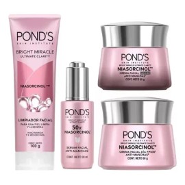 Kit Skincare 4 Pasos Ponds Bright Miracle Antimanchas                                                                                                 