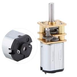 DC Gear Motor N20 DC 6 V Brushes 50 RPM/100 RPM Electric Micro Torque with High Torque Metal Gear for Electrical Equipment of the Fan Reusable Packaging (50 RPM)
