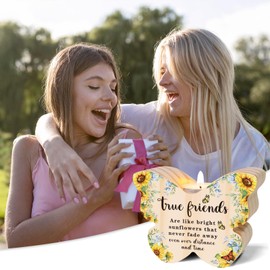 Gifts for Women Best Friends, Friendship Birthday Gifts for Women, Friends Candlestick, Besties Female BFF, Long Distance Gifts Going Away for Friends Women - Best Friends Forever