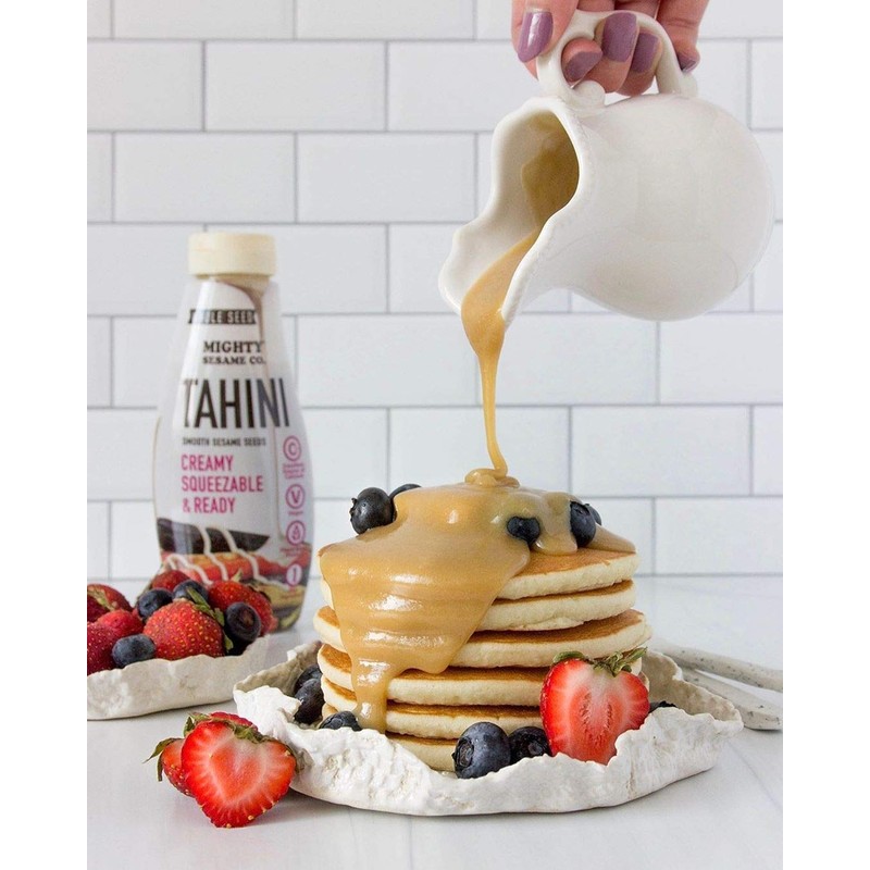 Mighty Sesame "Whole Seed" Creamy & Ready Squeezable Tahini Paste,